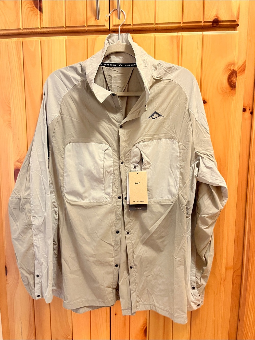 Nike Men’s Trail Button-Front long sleeve Shirt